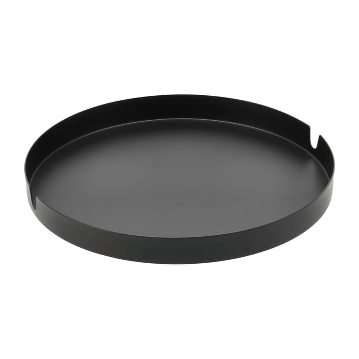 Edgy tarjotin Ø 30 cm - Musta - Scandi Living