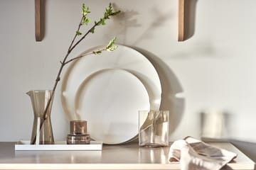 Edgy tarjotin Ø 30 cm - Valkoinen - Scandi Living