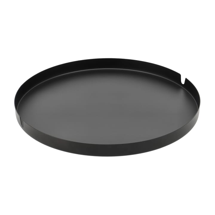 Edgy tarjotin Ø 40 cm - Musta - Scandi Living