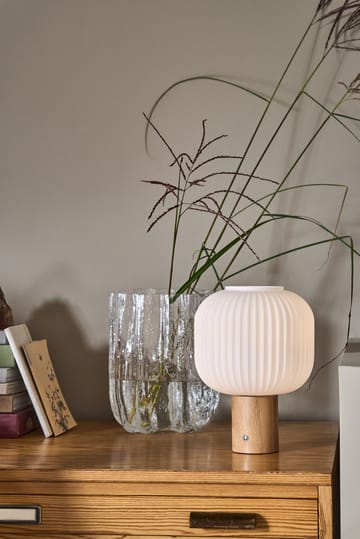 Fair kannettava pöytävalaisin - Huurtunut lasi-saarni - Scandi Living