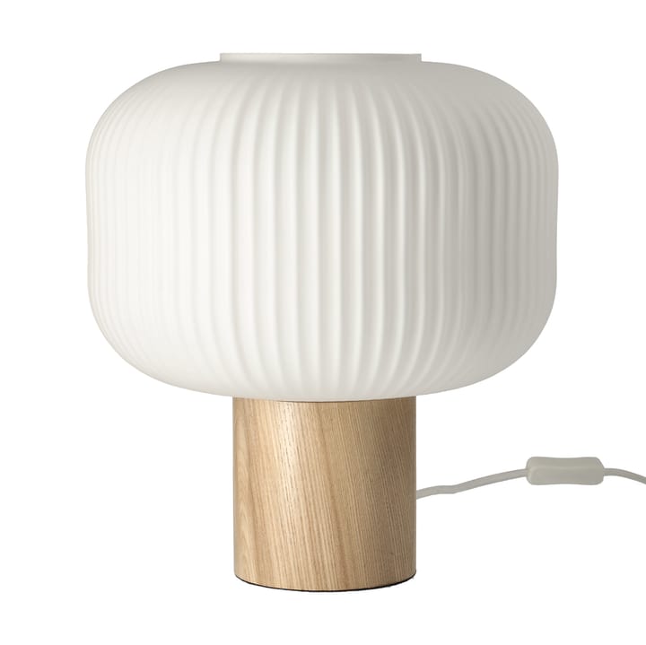 Fair pöytävalaisin 34,5 cm - Huurrettu valkoinen-saarni - Scandi Living
