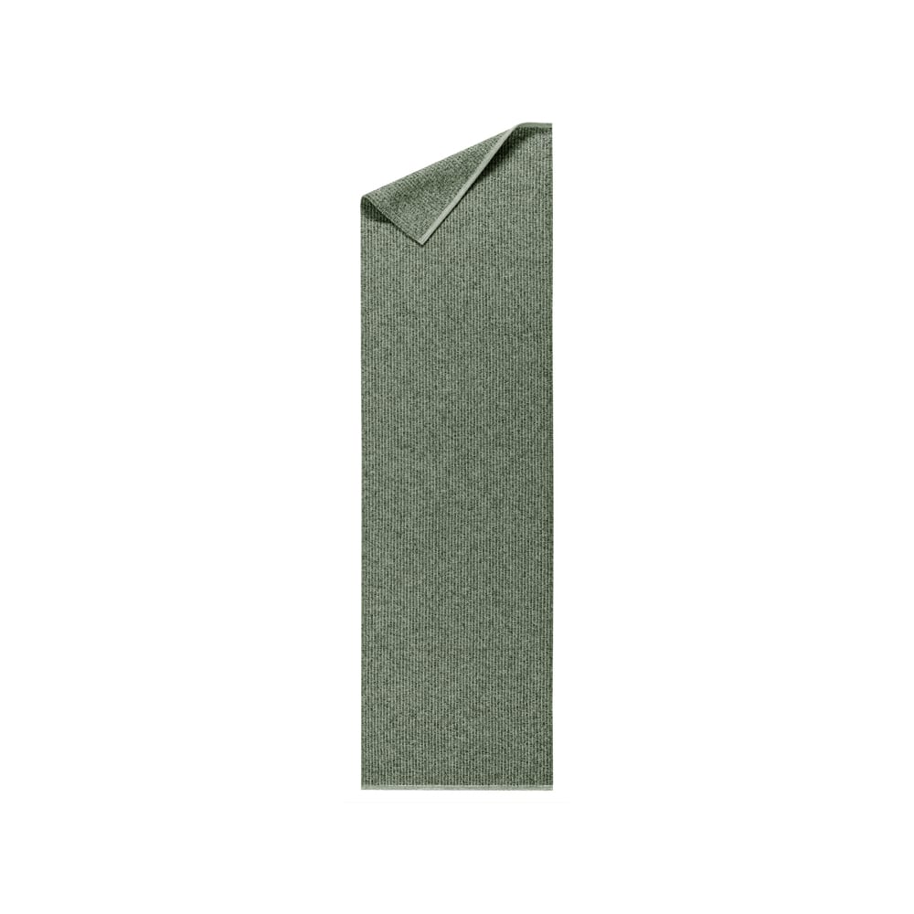 Scandi Living Fallow matto dusty green 70 x 250 cm | Skandinaavinen Sisustus | Puuvillamatot | Vihreä