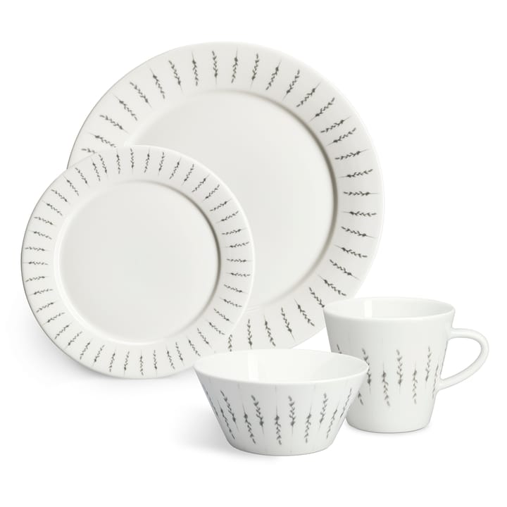 Fårsvingel lautanen 28 cm 4-pakkaus, valkoinen Scandi Living