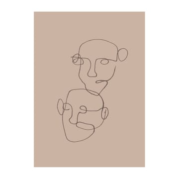 Figurative juliste beige - 30x40 cm - Scandi Living