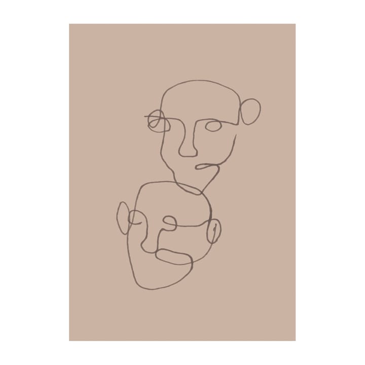 Figurative juliste beige, 30x40 cm Scandi Living