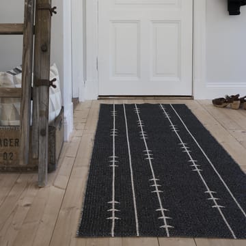 Fir matto nude-musta - 70x250 cm - Scandi Living