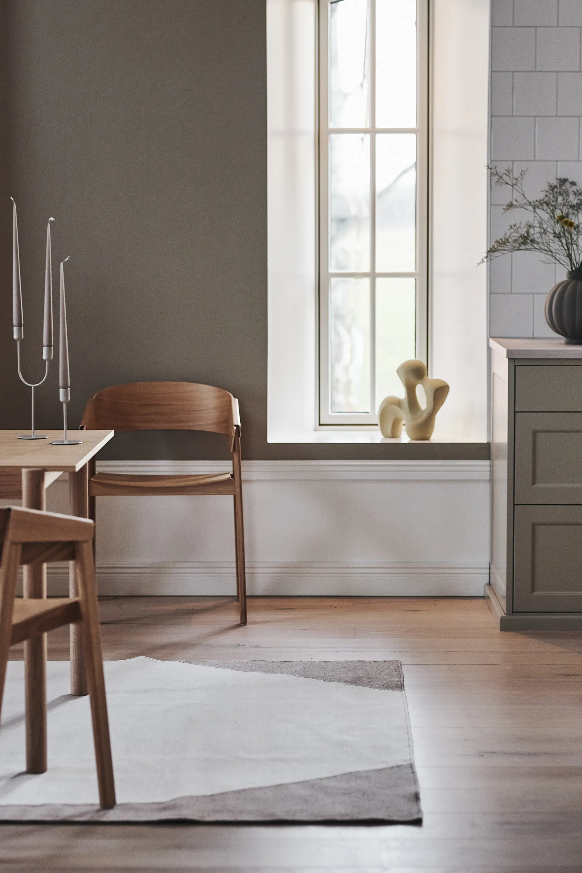 Flow kelimmatto valkoinen-beige, 170x240 cm Scandi Living