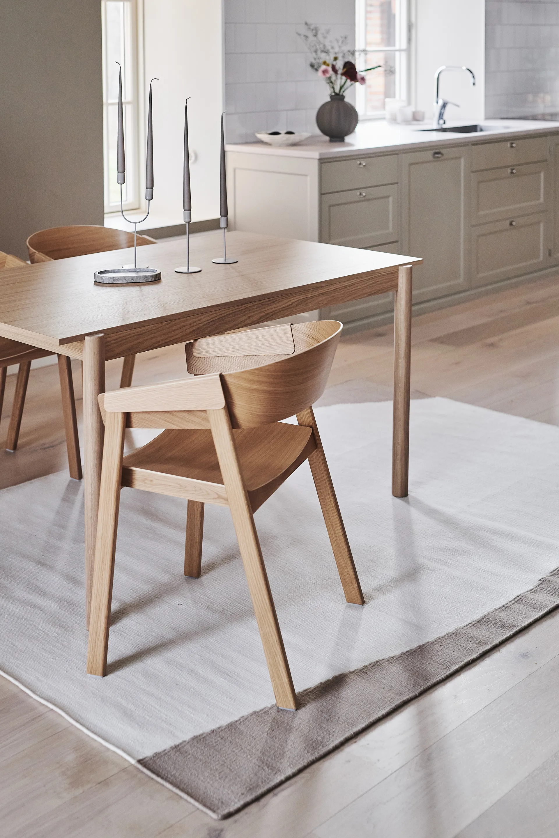 Flow kelimmatto valkoinen-beige, 170x240 cm Scandi Living