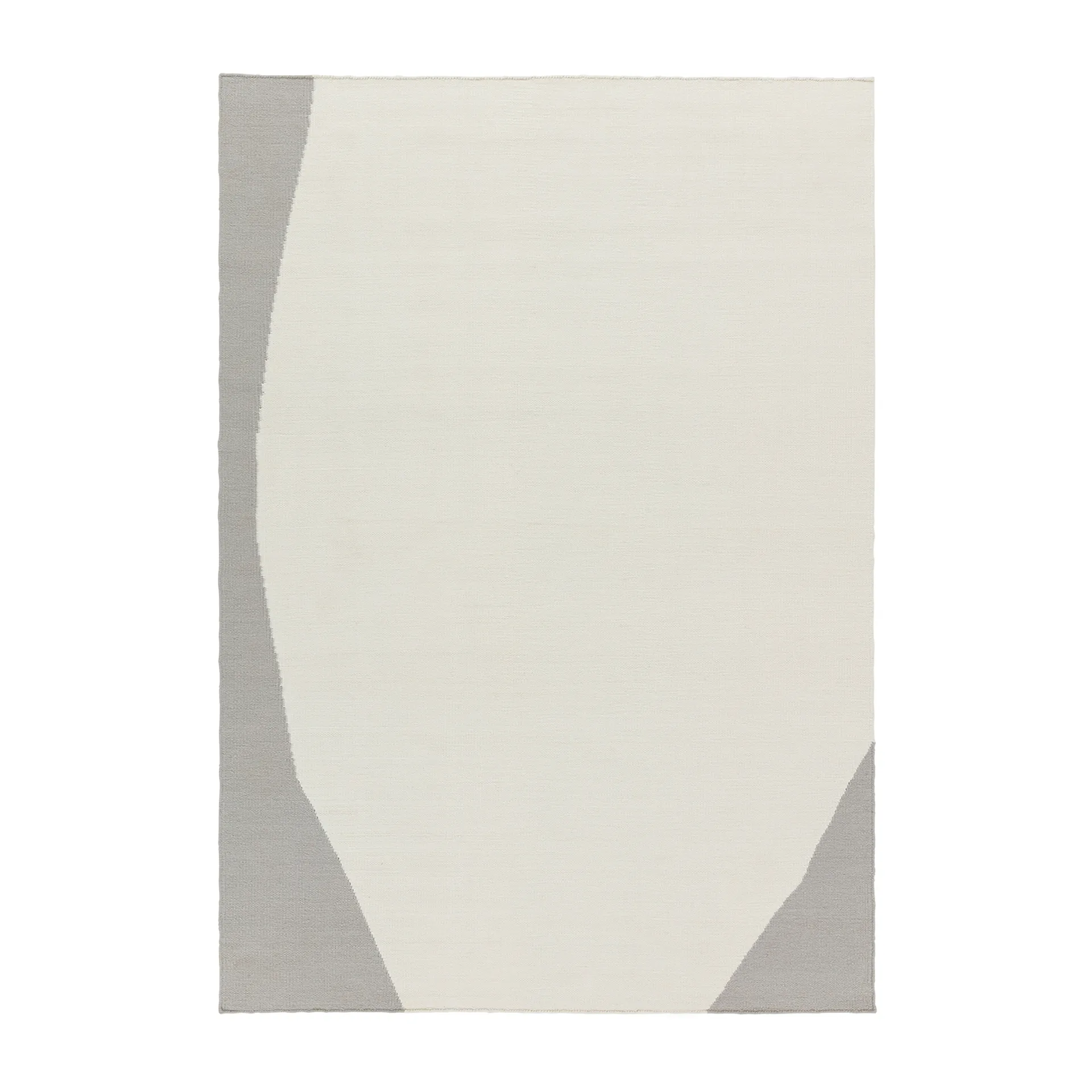 Flow kelimmatto valkoinen-harmaa, 170x240 cm Scandi Living