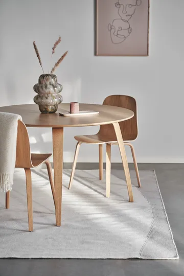 Flow kelimmatto valkoinen-harmaa - 170x240 cm - Scandi Living