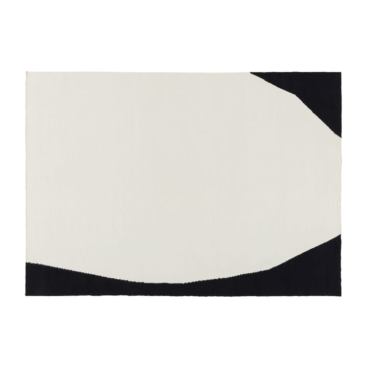 Flow kelimmatto valkoinen-musta - 200x300 cm - Scandi Living