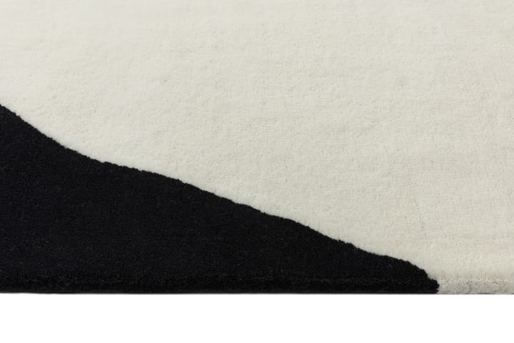 Flow villamatto valkoinen-musta, 170x240 cm Scandi Living
