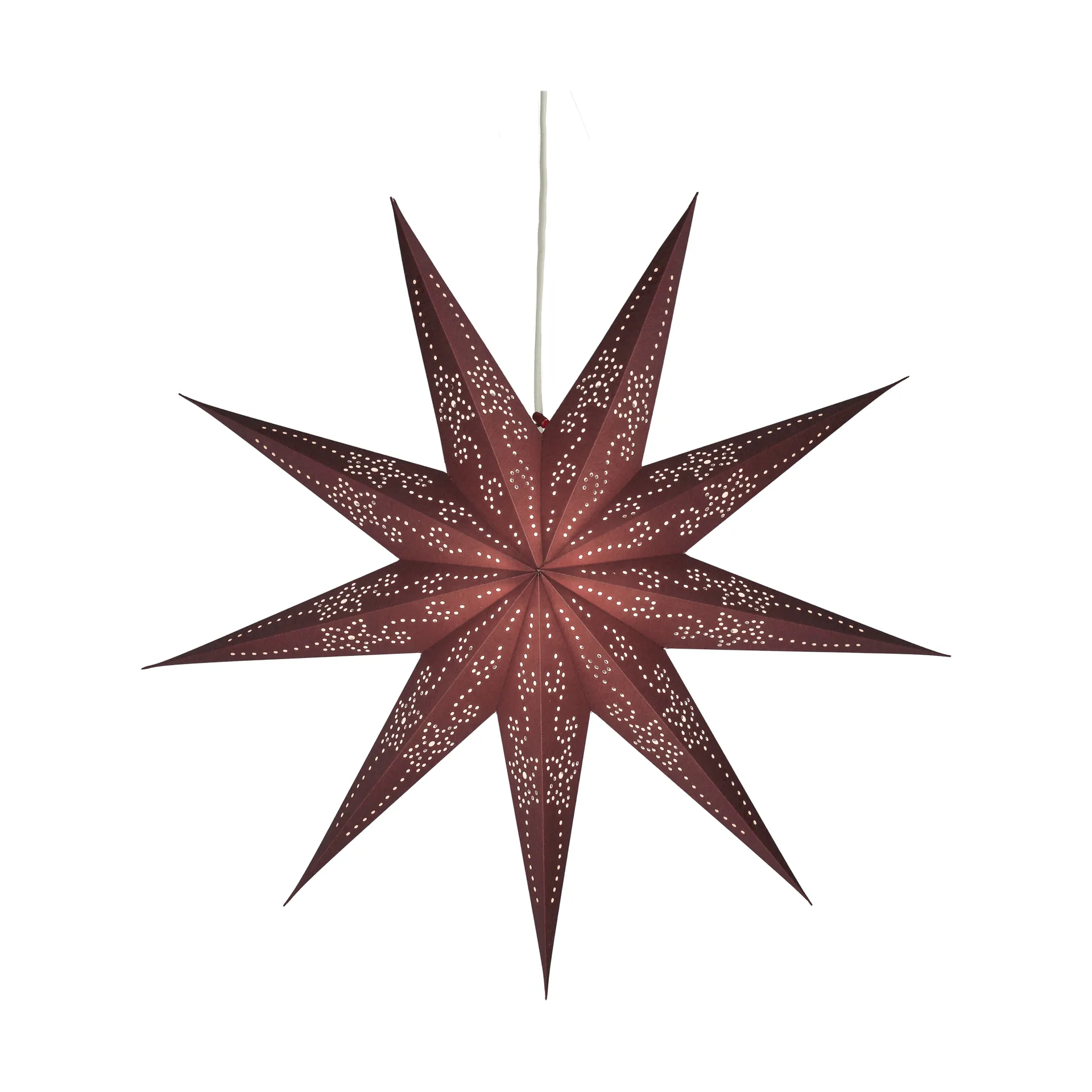 Folk adventtitähti, Burgundy, Ø45 cm Scandi Living