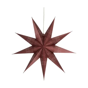 Folk adventtitähti - Burgundy, Ø60 cm - Scandi Living
