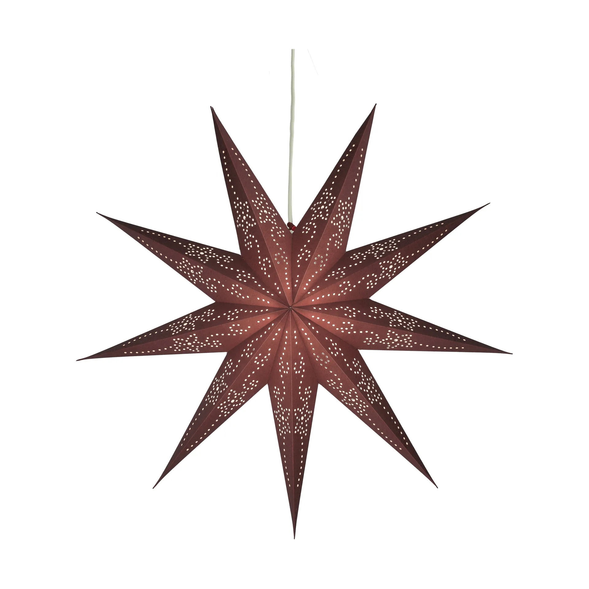 Folk adventtitähti, Burgundy, Ø60 cm Scandi Living