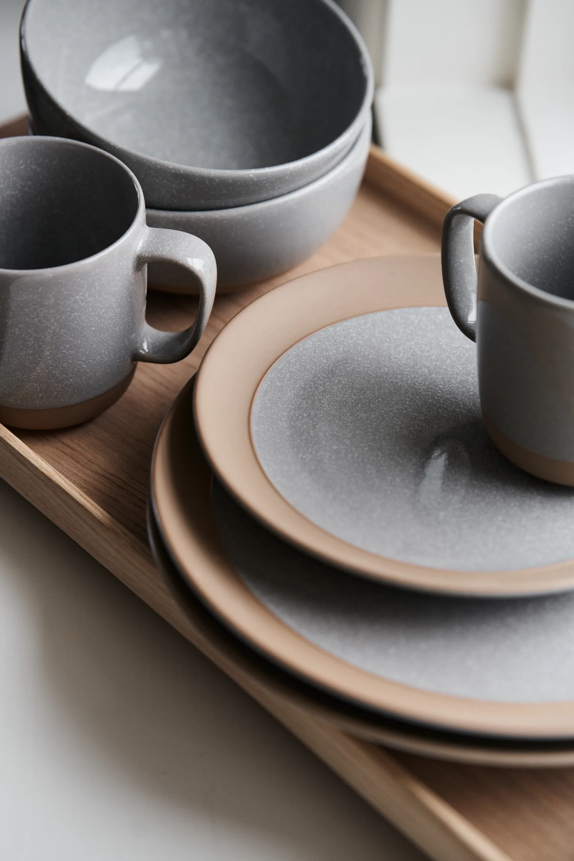 Fossil leipälautanen Ø 21 cm, Harmaa Scandi Living