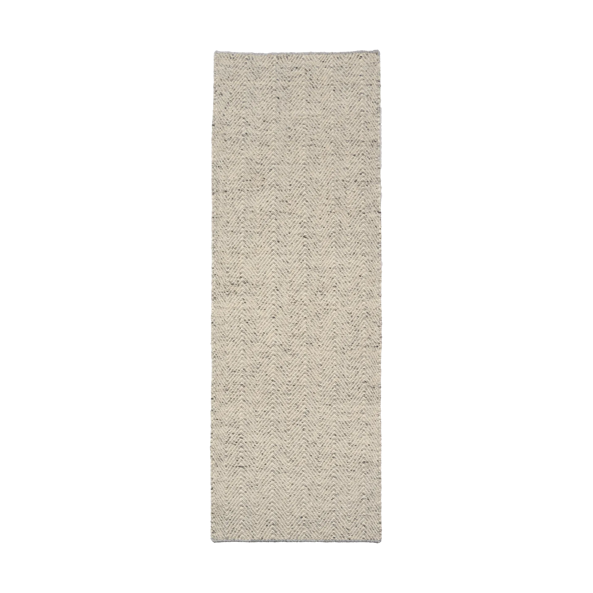 Furrow villamatto luonnonvalkoinen/harmaa, 80x240 cm Scandi Living