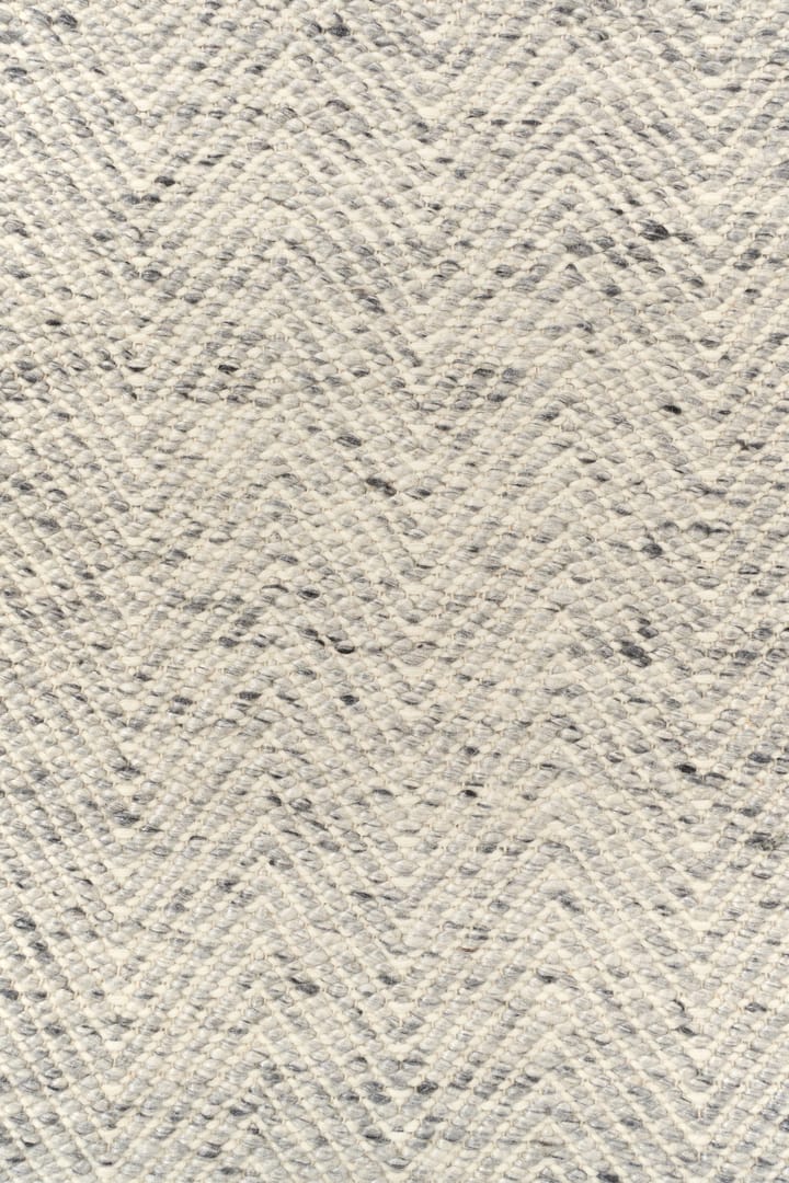 Furrow villamatto luonnonvalkoinen/harmaa, 80x240 cm Scandi Living