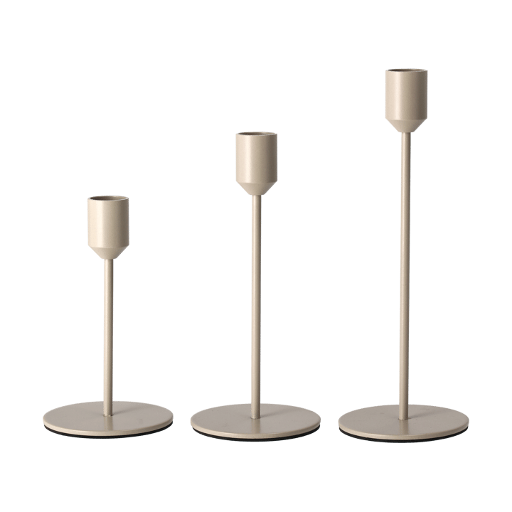 Glare kynttilänjalka 22 cm, Greige Scandi Living