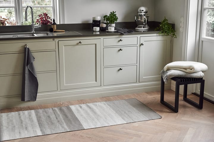 Granite villamatto vaaleanharmaa - 80x240 cm - Scandi Living