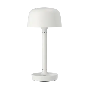 Halo kannettava pöytävalaisin 25,5 cm - White - Scandi Living