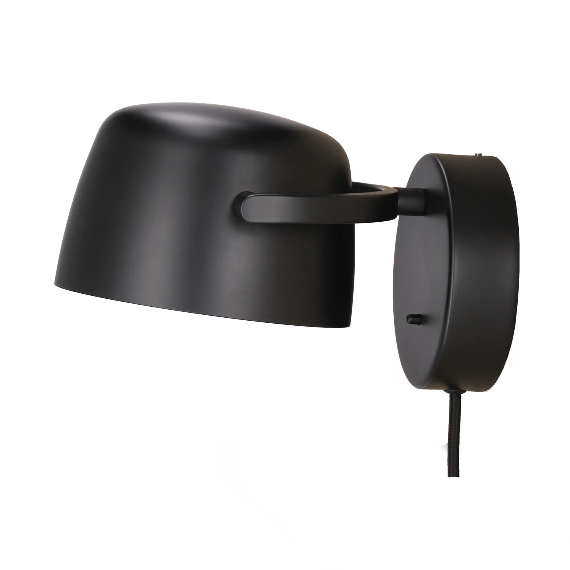 Halo seinävalaisin Ø16 cm, Black Scandi Living