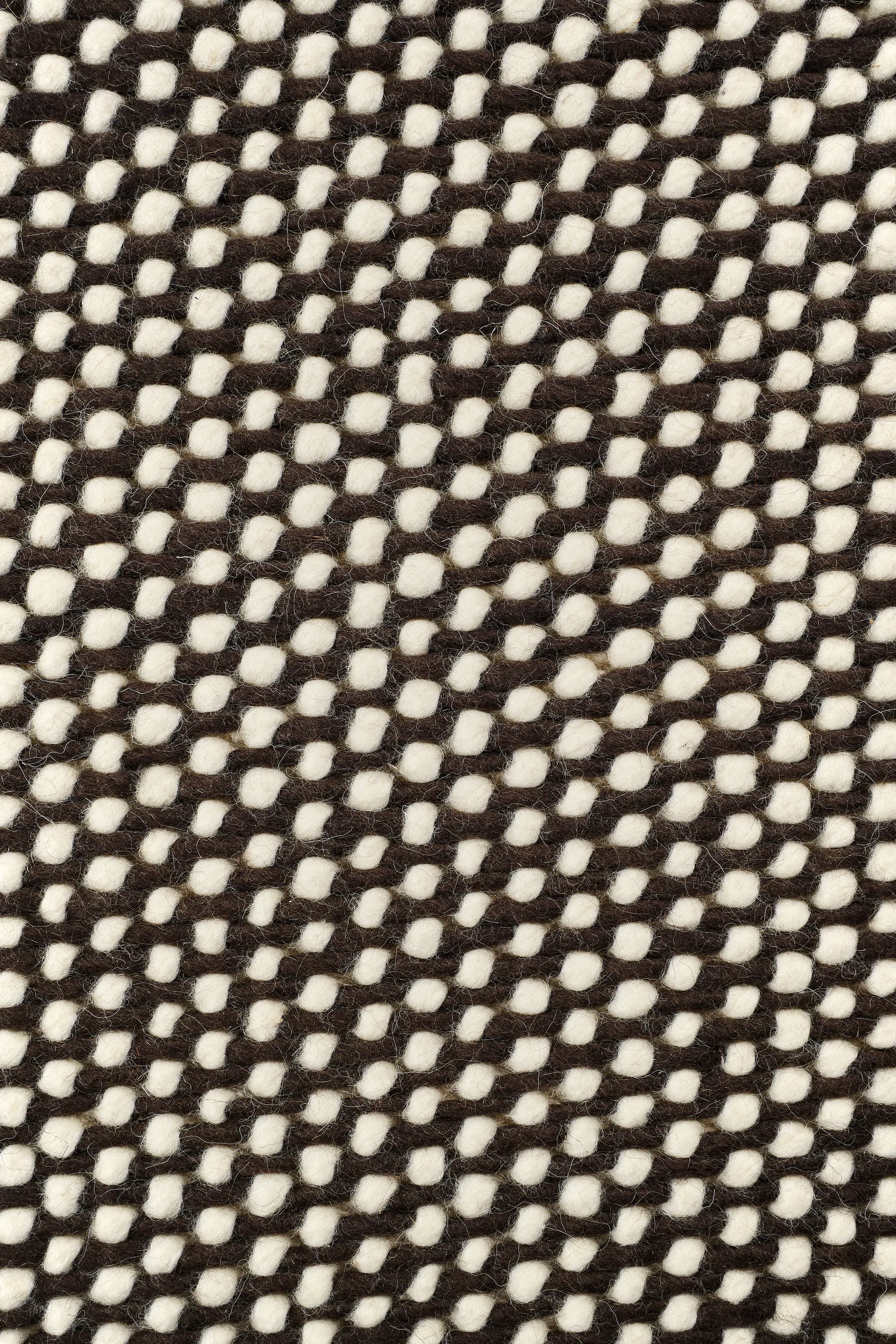 Hill villamatto valkoinen/ruskea, 170x240 cm Scandi Living