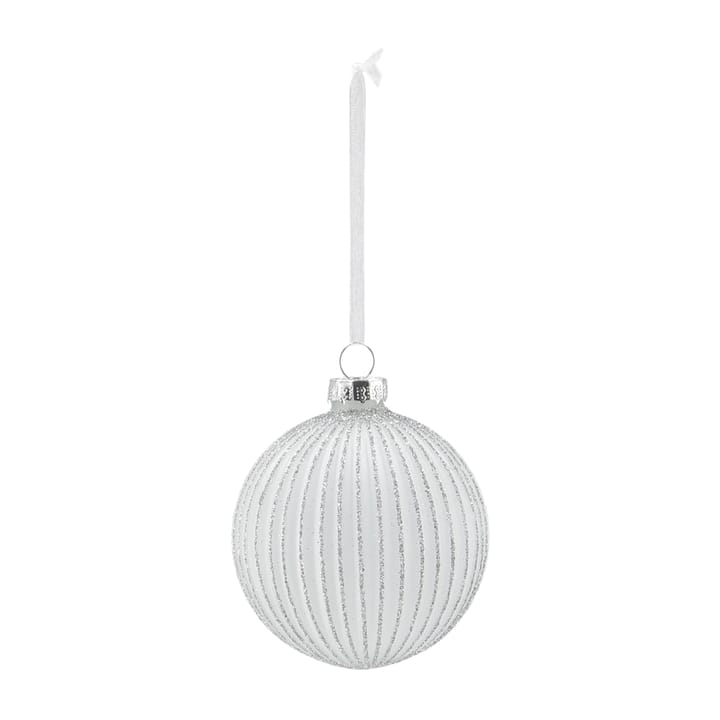 Holiday joulukuusenpallo 6 kpl, White Scandi Living