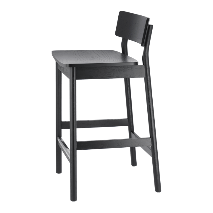 Horizon baarijakkara 67 cm, Black brushed oak Scandi Living