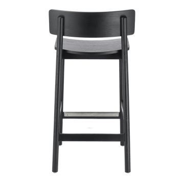 Horizon baarijakkara 67 cm - Black brushed oak - Scandi Living