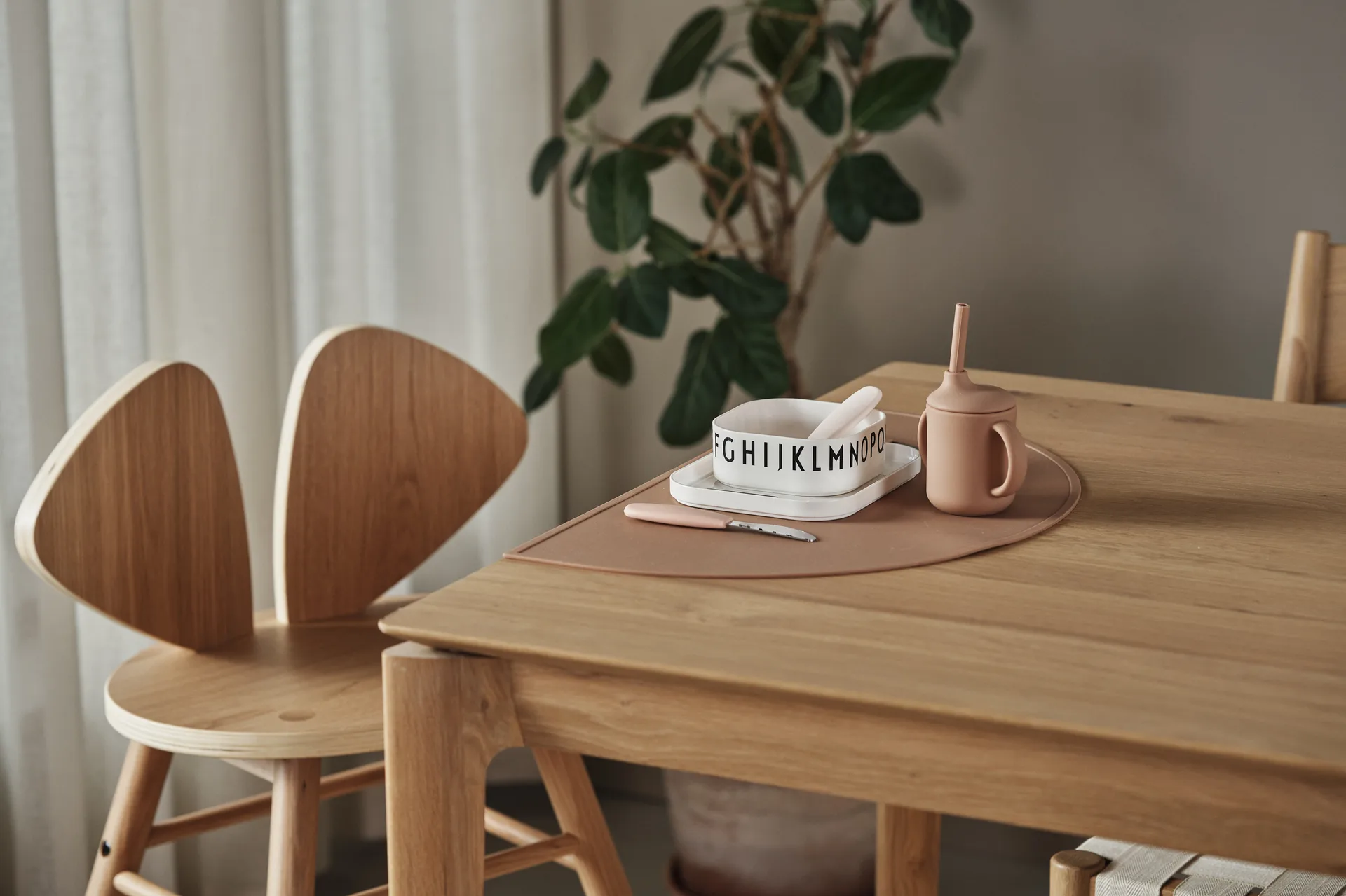 Idun muki silikonipillillä 120 ml, Hazel Scandi Living