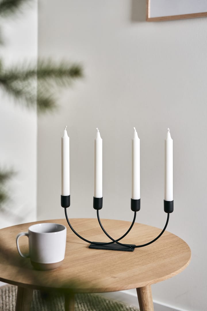 Joy kynttilänjalka, Musta Scandi Living