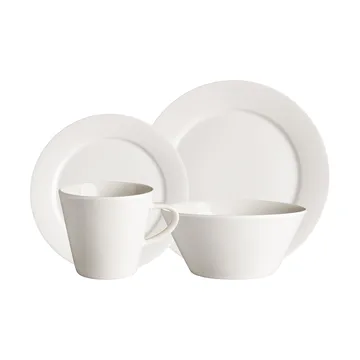 Kalk astiasetti 16 osaa - Valkoinen - Scandi Living