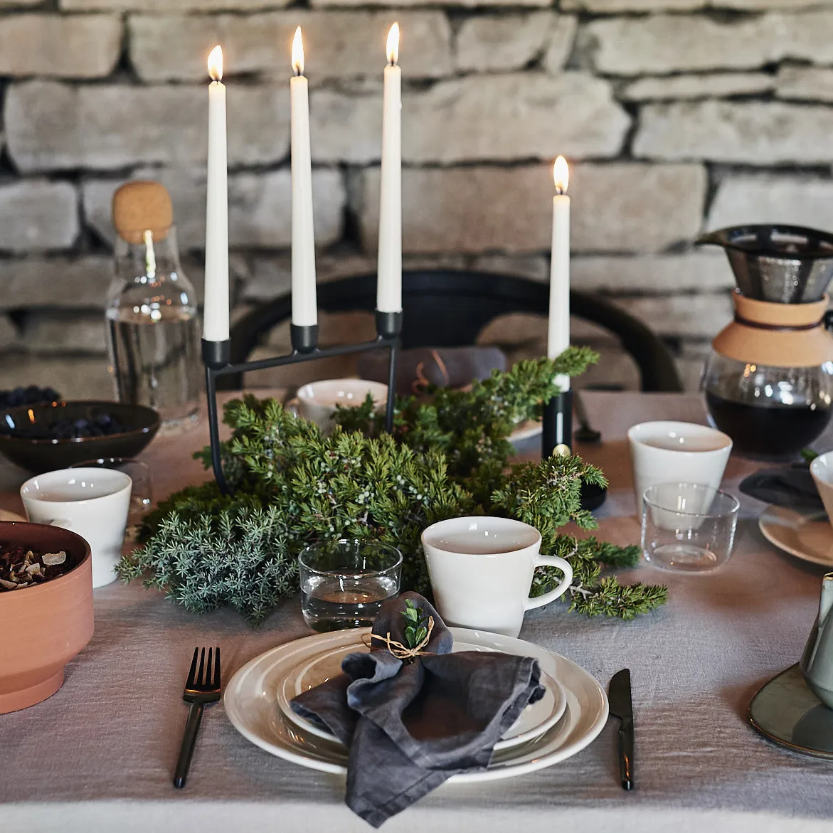 Kalk-muki 30 cl, valkoinen Scandi Living