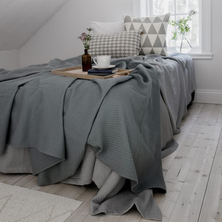 Kimono päiväpeite 260x260 cm, dusty petrol Scandi Living