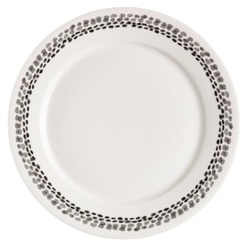 Klappersten-lautanen 28 cm 4-pack - musta ja valkoinen - Scandi Living