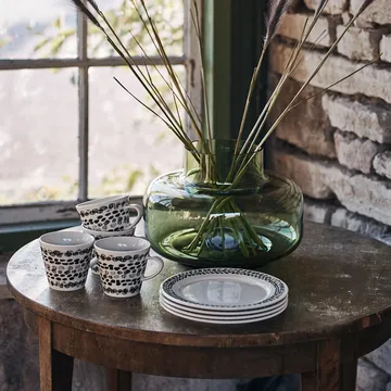 Klappersten-leipälautanen 21 cm 4-pack - musta ja valkoinen - Scandi Living