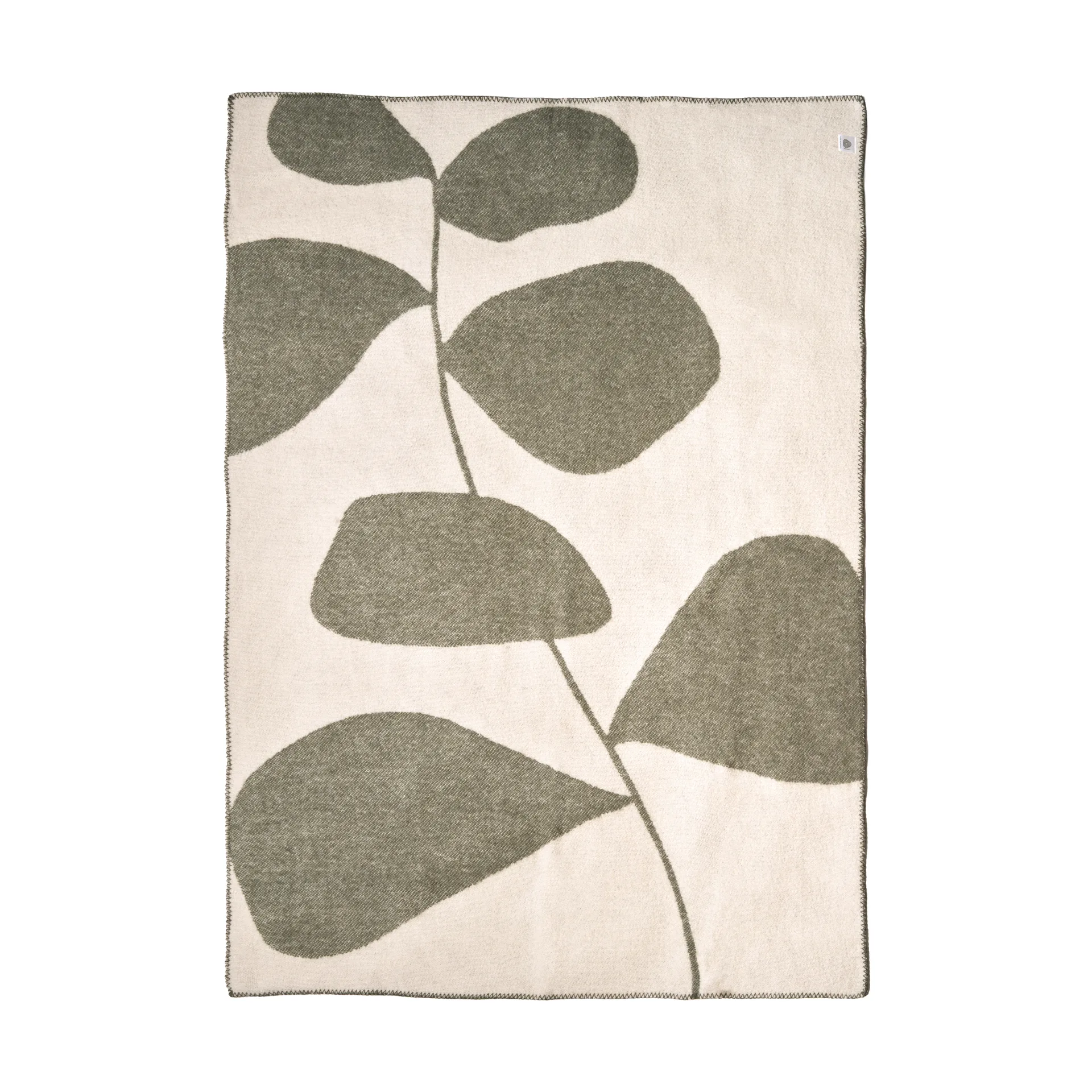 Leaf villahuopa 130x180 cm, Khaki vihreä Scandi Living