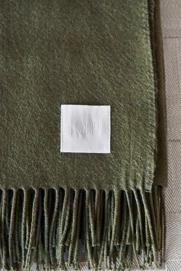 Loom puuvillatorkkupeitto 125x170 cm - Khaki - Scandi Living