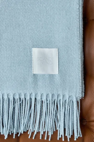 Loom puuvillatorkkupeitto 125x170 cm - Taivaansininen - Scandi Living