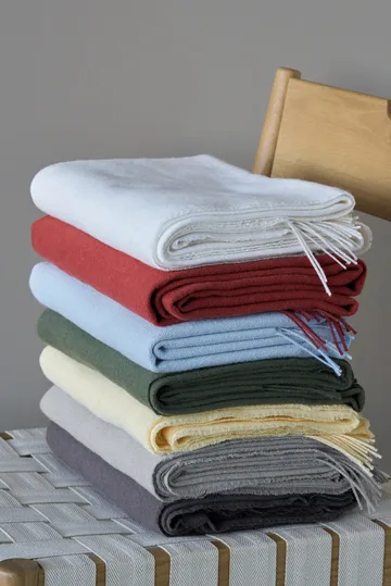 Loom puuvillatorkkupeitto 125x170 cm - taupe - Scandi Living