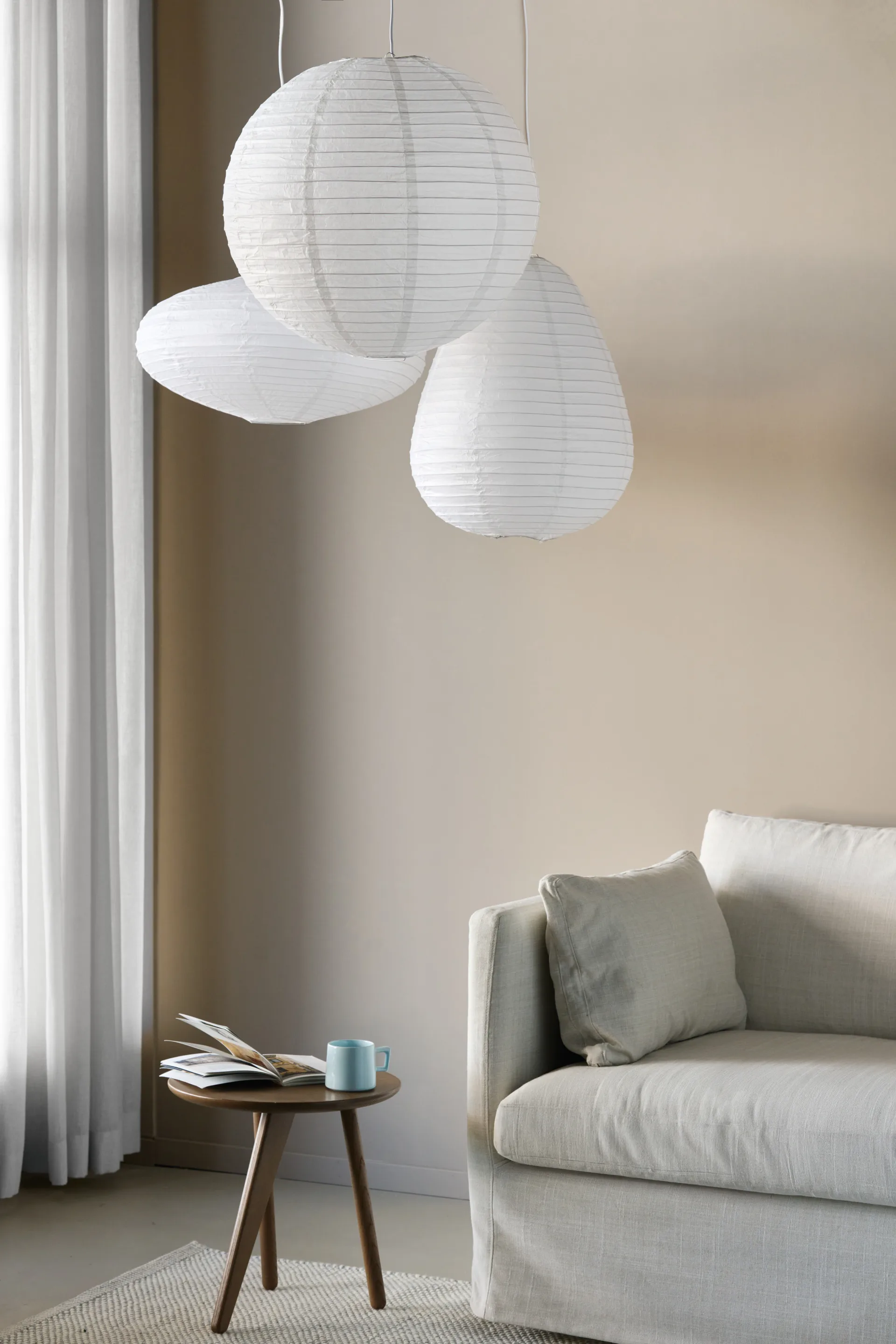 Lucent lampunvarjostin drop, Ø53 cm Scandi Living