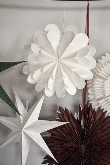 Lucia joulutähti 45 cm - Valkoinen - Scandi Living