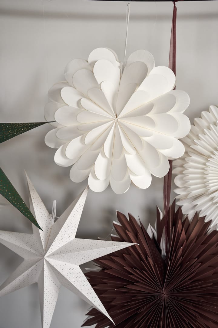 Lucia joulutähti 45 cm, Valkoinen Scandi Living