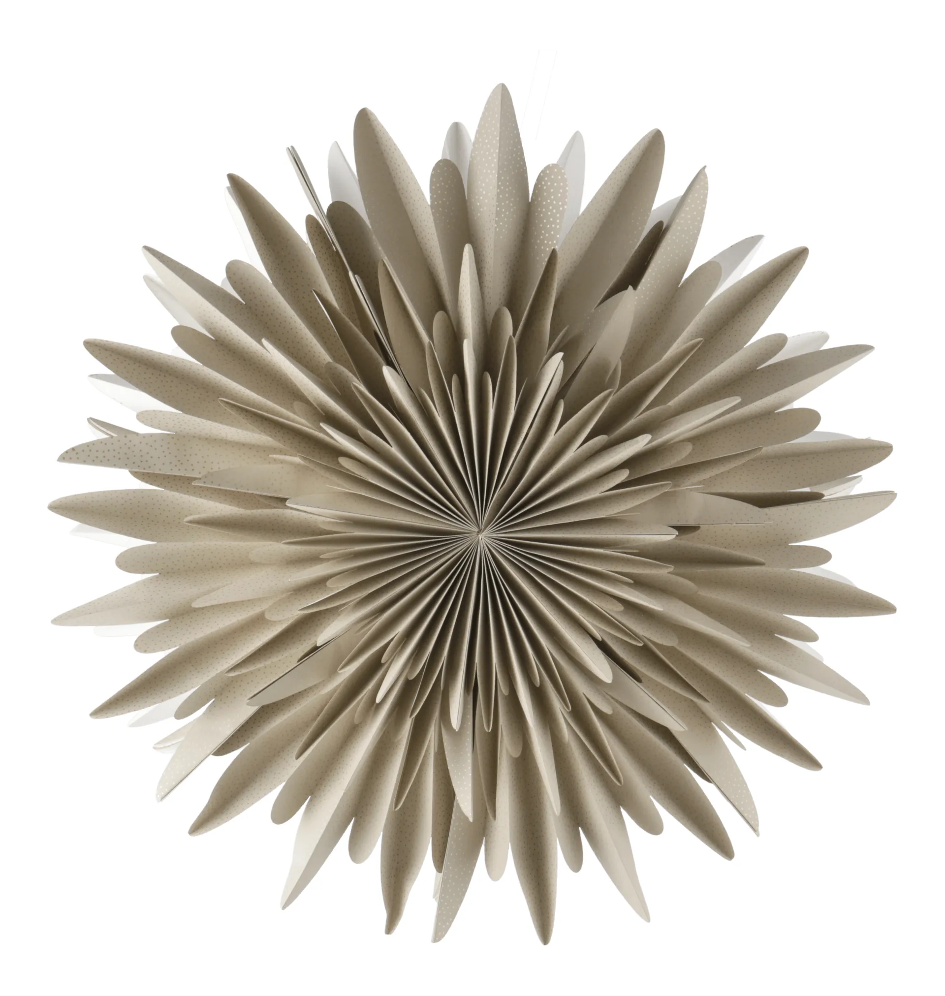 Luna adventtitähti beige pilkullinen, 60 cm Scandi Living