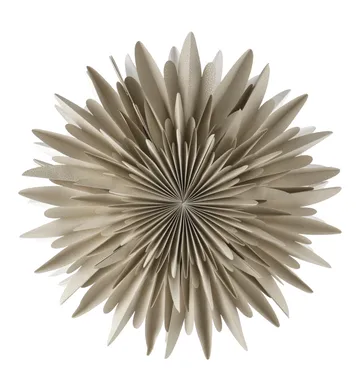 Luna adventtitähti beige pilkullinen - 60 cm - Scandi Living