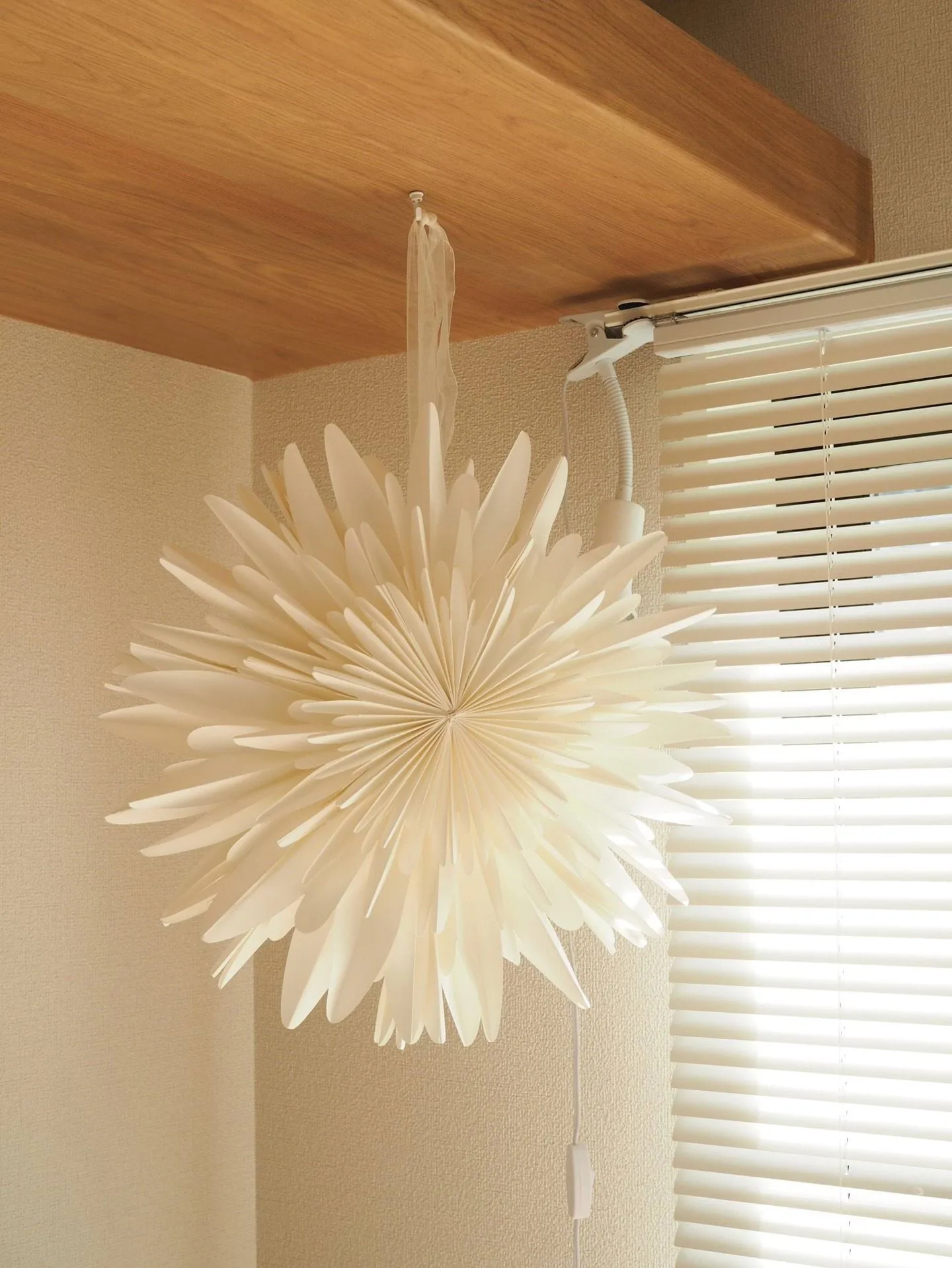 Luna adventtitähti valkoinen, 45 cm Scandi Living