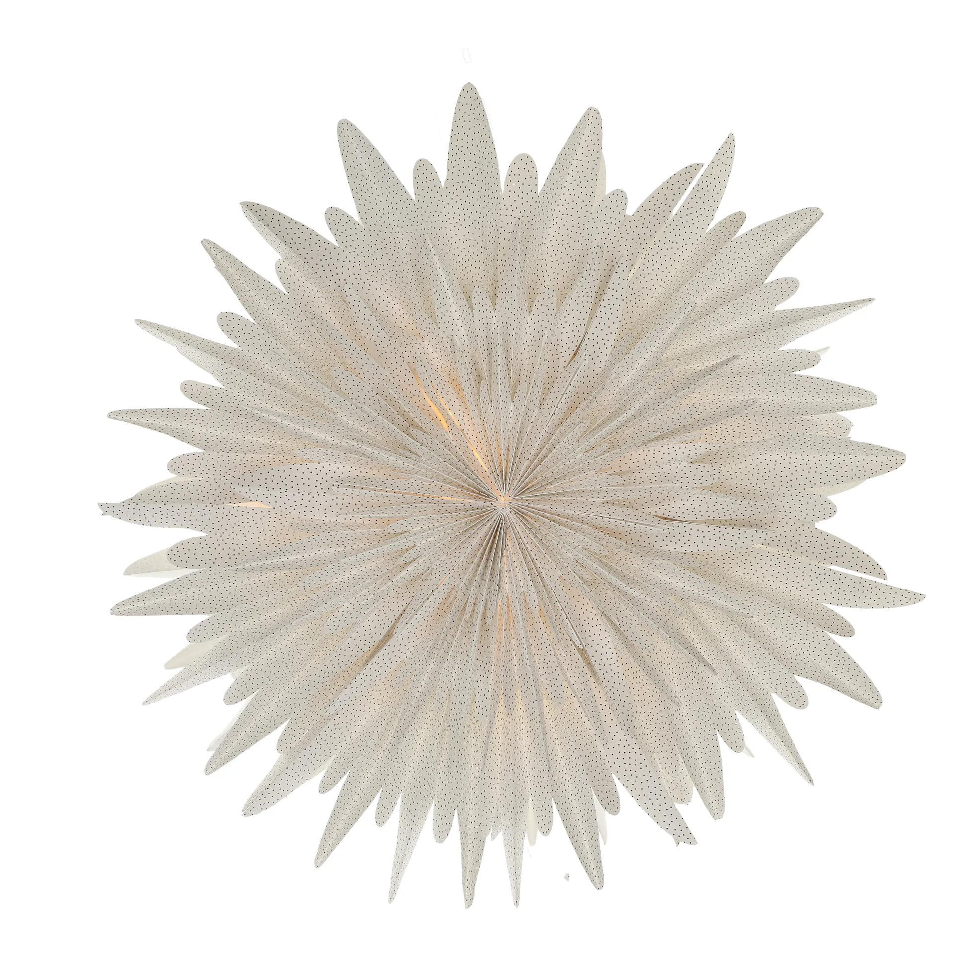 Luna adventtitähti valkoinen pilkullinen, 60 cm Scandi Living