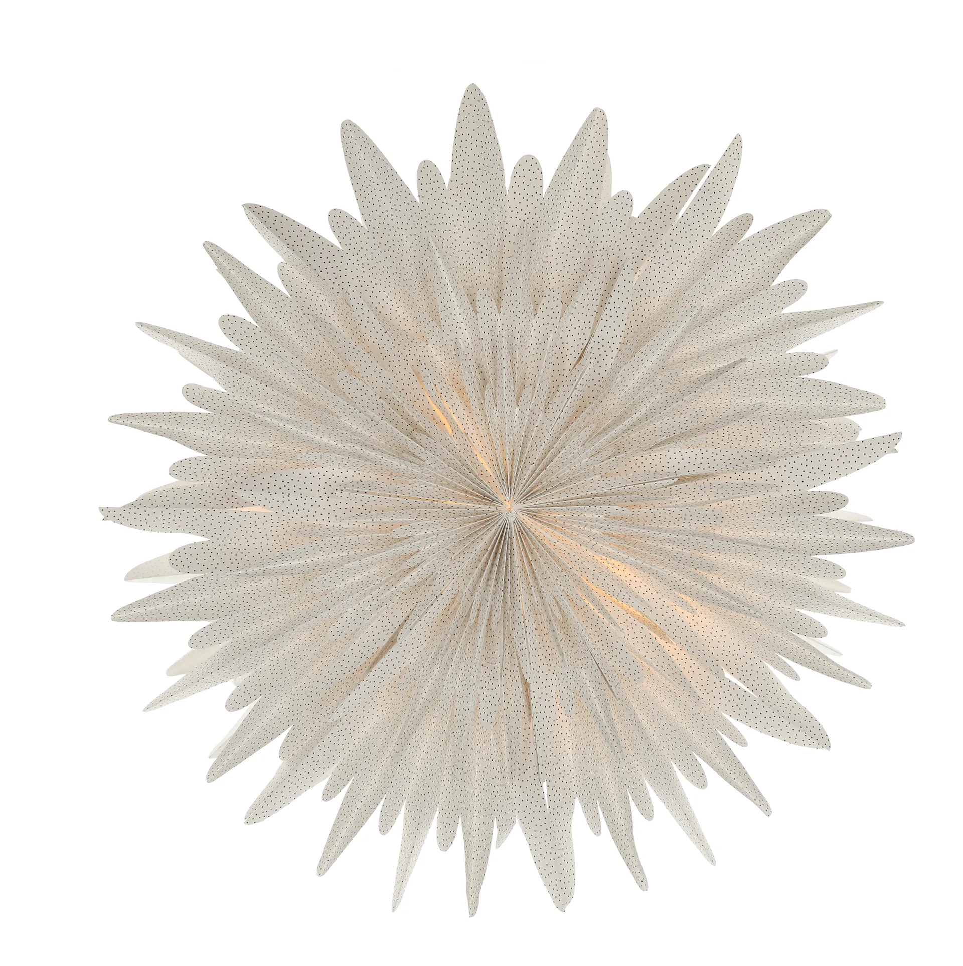 Luna adventtitähti valkoinen pilkullinen, 60 cm Scandi Living
