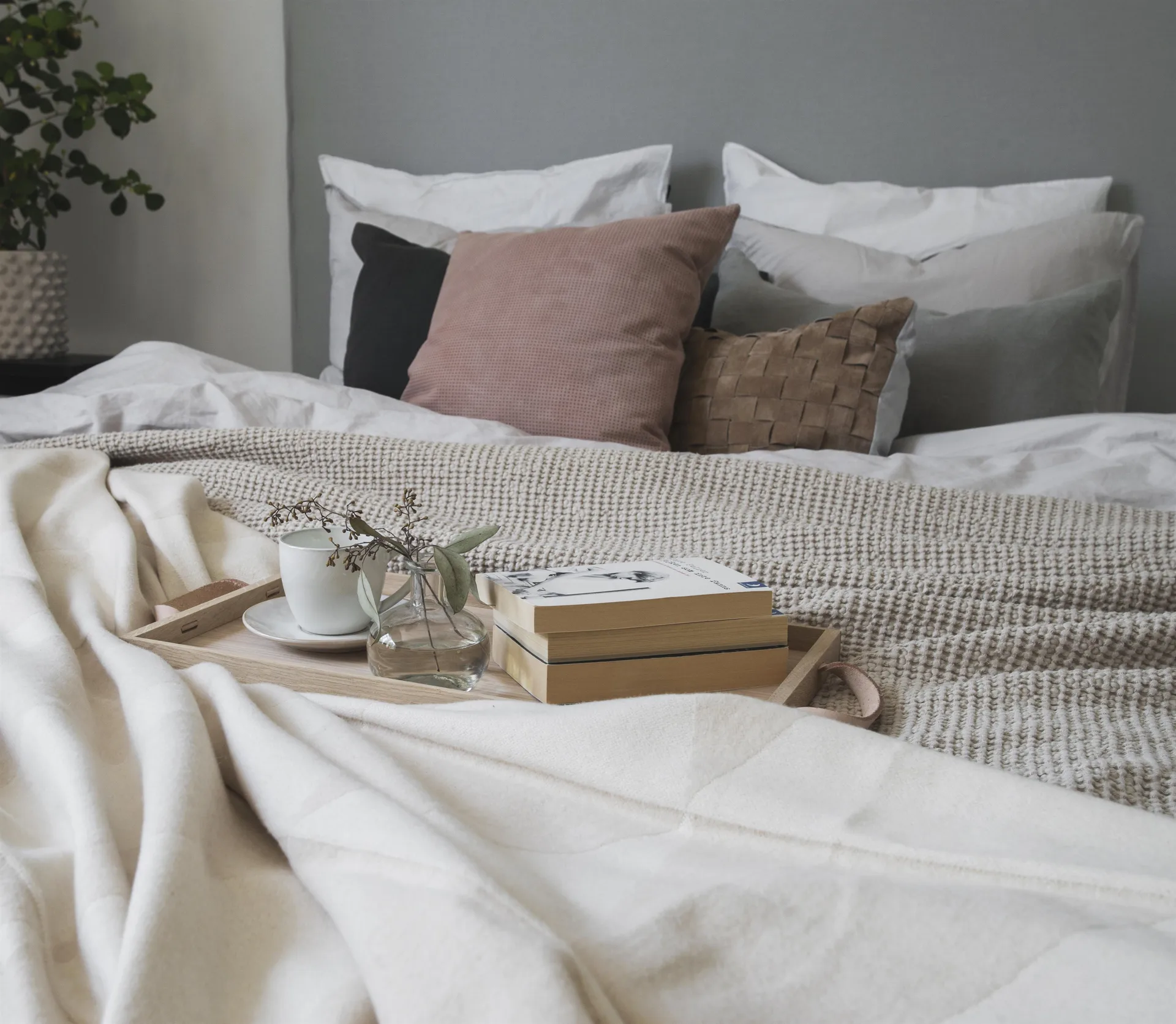 Moss päiväpeite 160x260 cm, beige Scandi Living